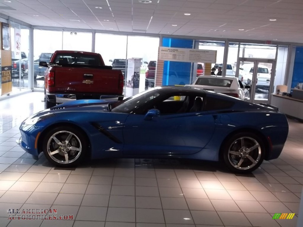 2015 Corvette Stingray Coupe - Laguna Blue Tintcoat / Jet Black photo #6