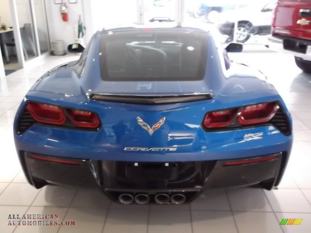 2015 Corvette Stingray Coupe - Laguna Blue Tintcoat / Jet Black photo #8