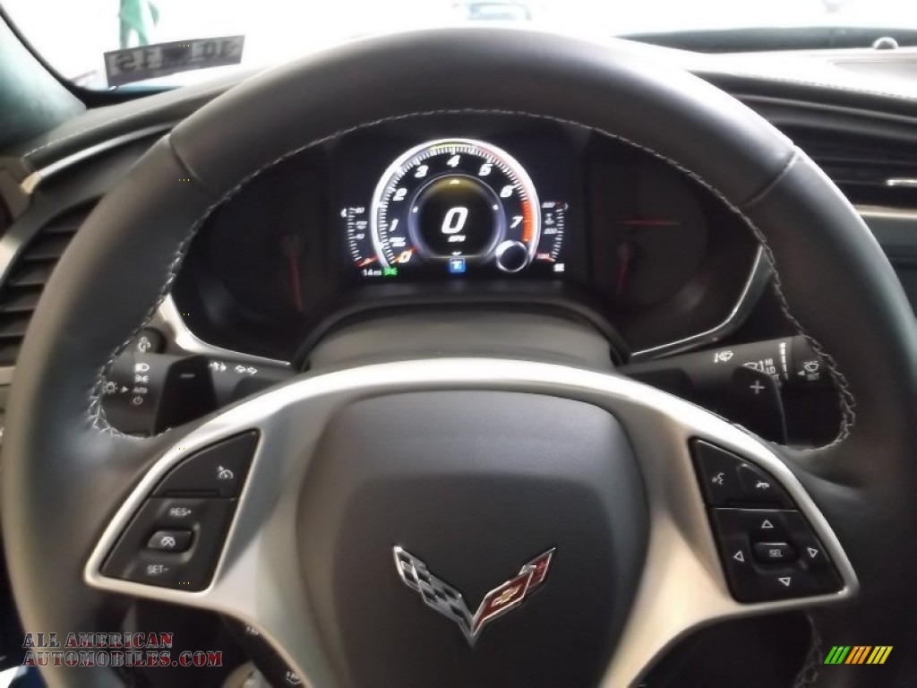 2015 Corvette Stingray Coupe - Laguna Blue Tintcoat / Jet Black photo #17