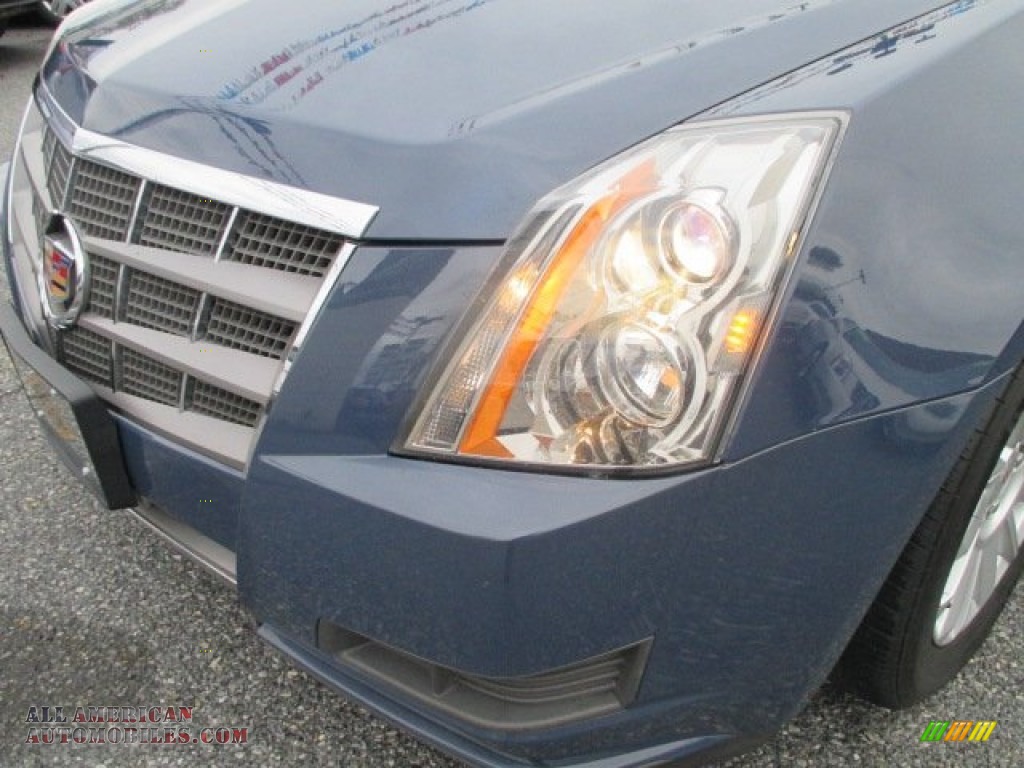 2010 CTS 4 3.0 AWD Sedan - Blue Diamond Tricoat / Light Titanium/Ebony photo #24