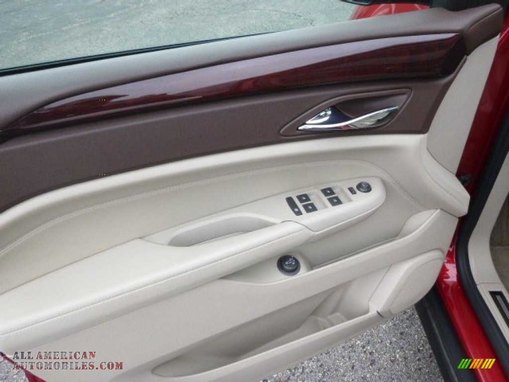 2011 SRX 4 V6 AWD - Crystal Red Tintcoat / Shale/Brownstone photo #11