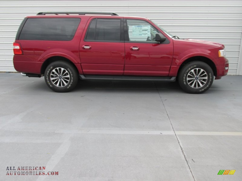 2015 Expedition EL XLT - Ruby Red Metallic / Dune photo #3