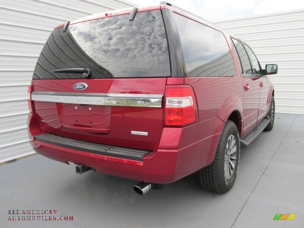 2015 Expedition EL XLT - Ruby Red Metallic / Dune photo #4