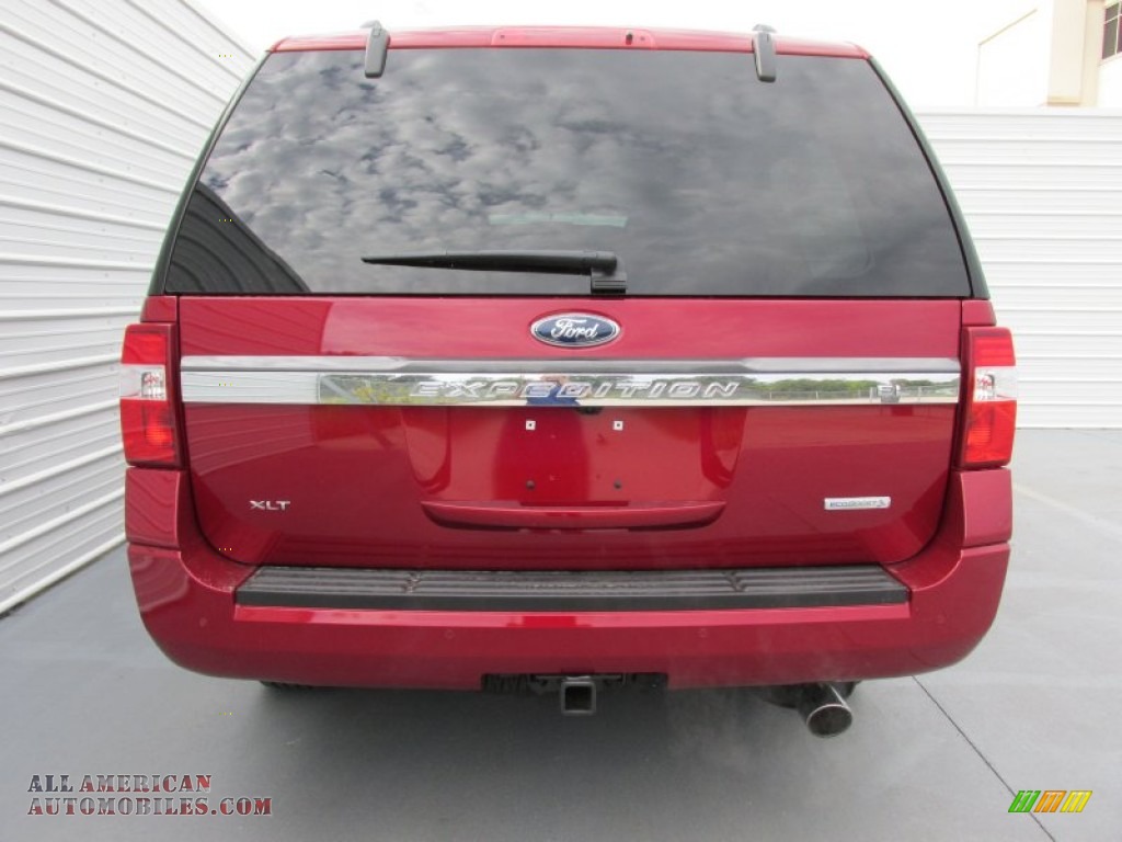 2015 Expedition EL XLT - Ruby Red Metallic / Dune photo #5