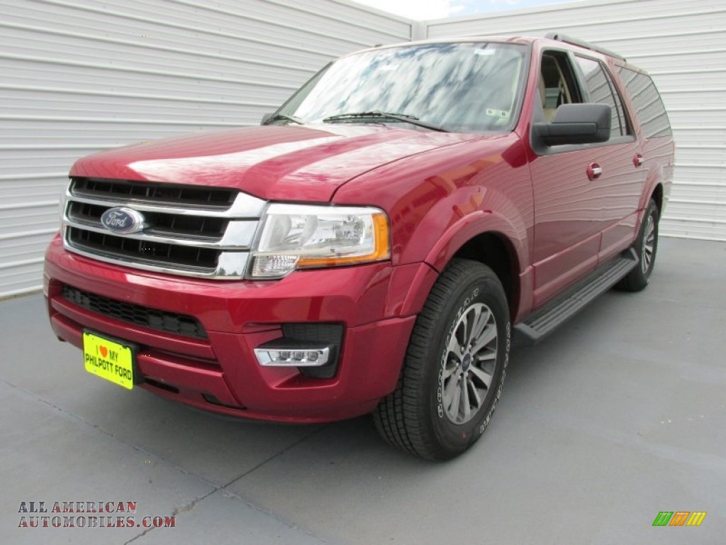 2015 Expedition EL XLT - Ruby Red Metallic / Dune photo #7