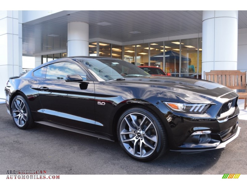 2015 Mustang GT Premium Coupe - Black / Ceramic photo #1