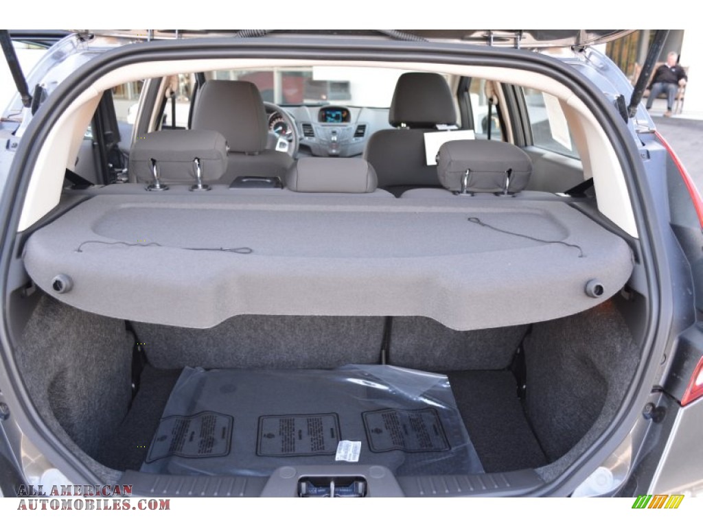 2015 Fiesta SE Hatchback - Magnetic Metallic / Charcoal Black photo #9