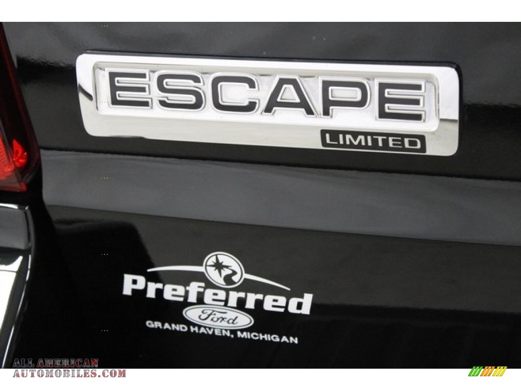 2012 Escape Limited V6 4WD - Ebony Black / Charcoal Black photo #8