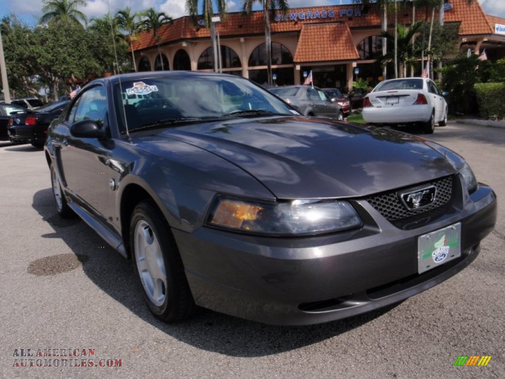 2004 Mustang V6 Coupe - Dark Shadow Grey Metallic / Medium Graphite photo #2