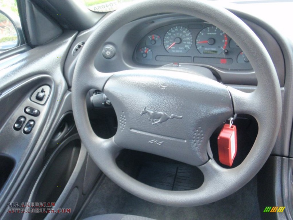 2004 Mustang V6 Coupe - Dark Shadow Grey Metallic / Medium Graphite photo #24