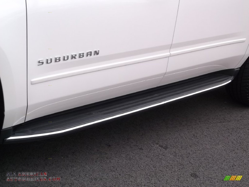 2015 Suburban LTZ 4WD - White Diamond Tricoat / Jet Black photo #4