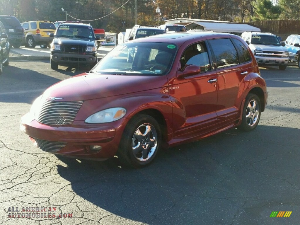 2001 PT Cruiser Limited - Inferno Red Pearl / Taupe/Pearl Beige photo #2
