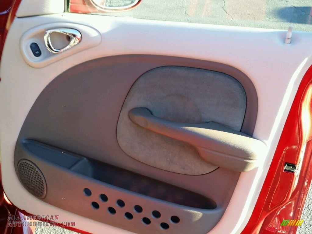 2001 PT Cruiser Limited - Inferno Red Pearl / Taupe/Pearl Beige photo #11