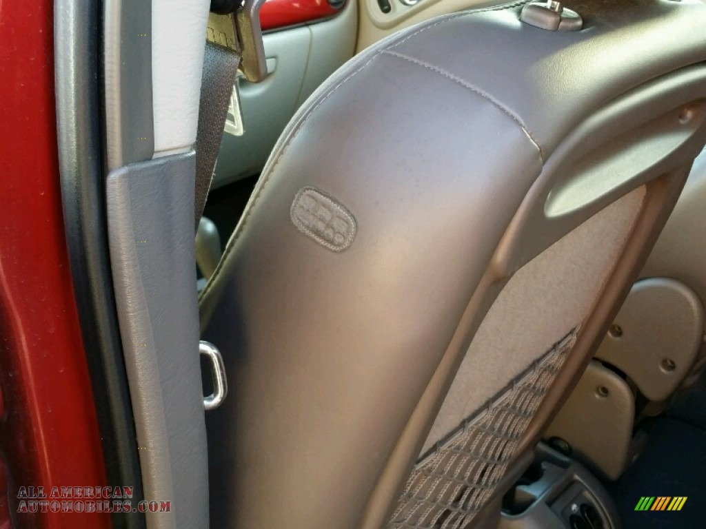2001 PT Cruiser Limited - Inferno Red Pearl / Taupe/Pearl Beige photo #17