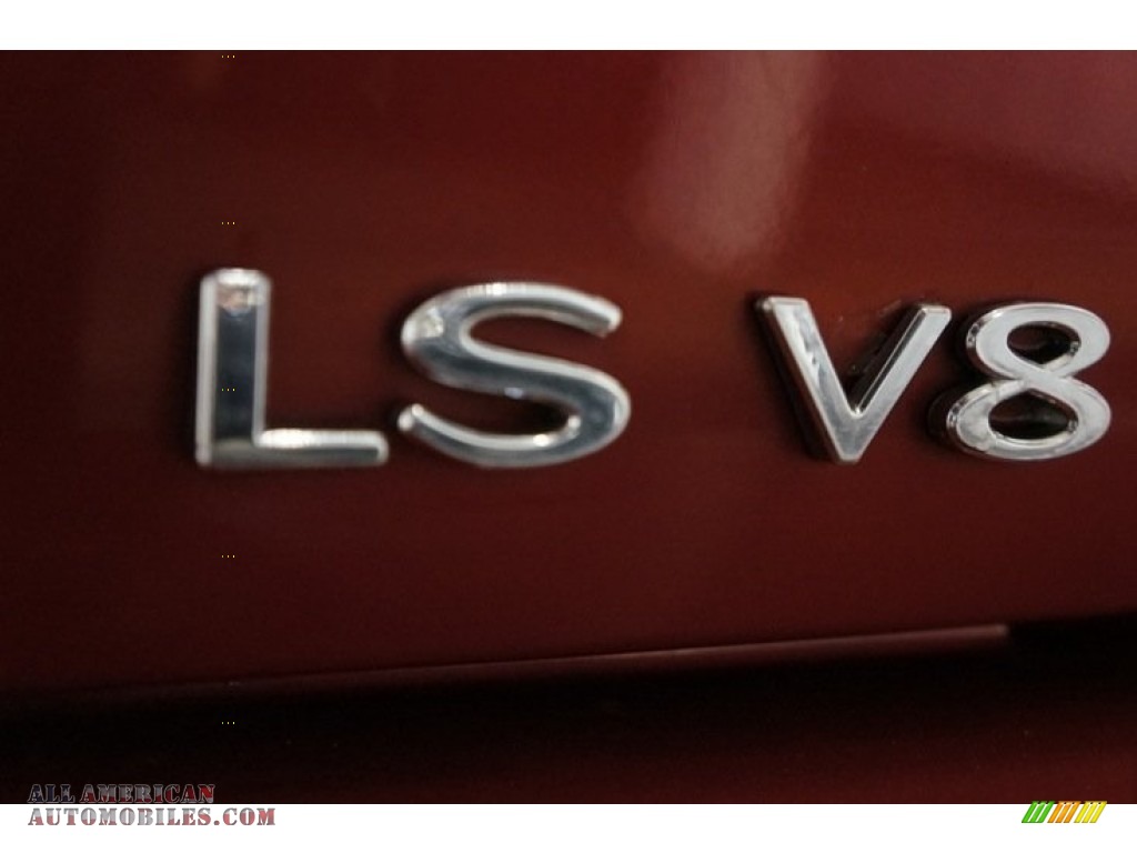 2004 LS V8 - Autumn Red Metallic / Shale/Dove photo #64
