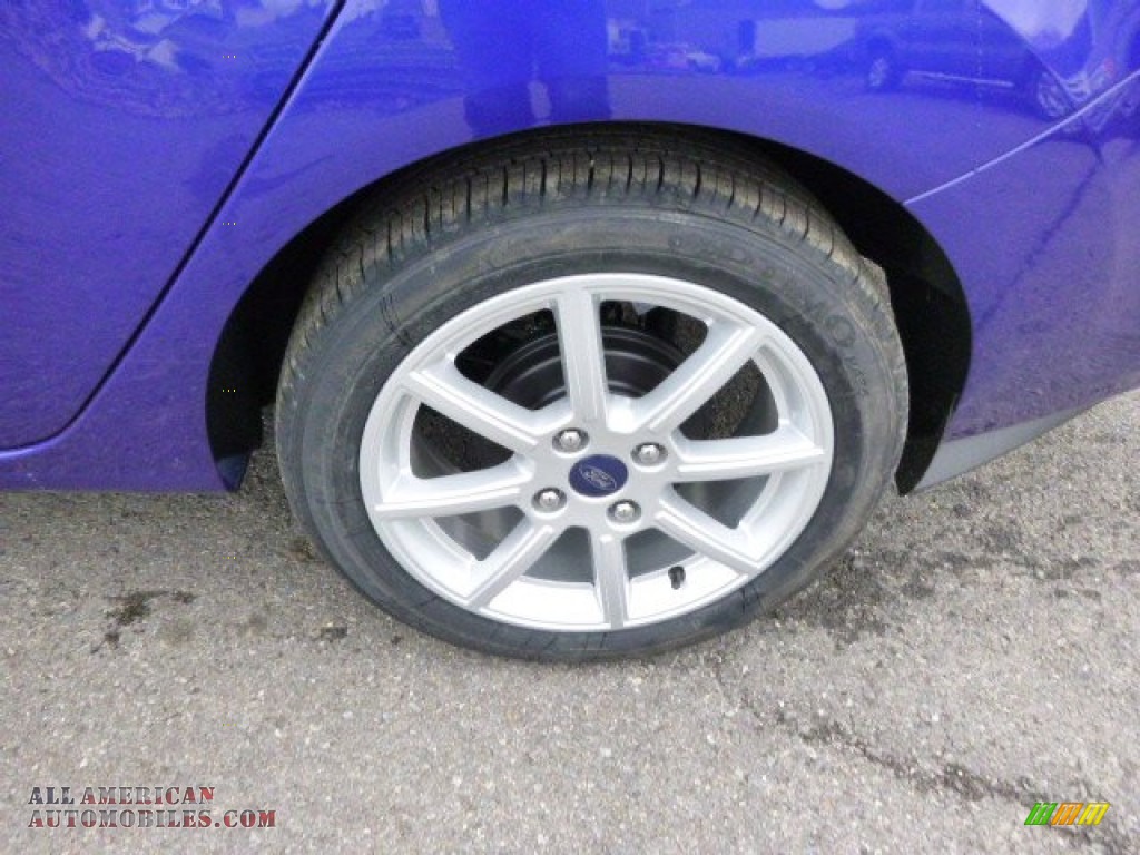 2015 Fiesta SE Sedan - Perfomance Blue / Charcoal Black photo #9