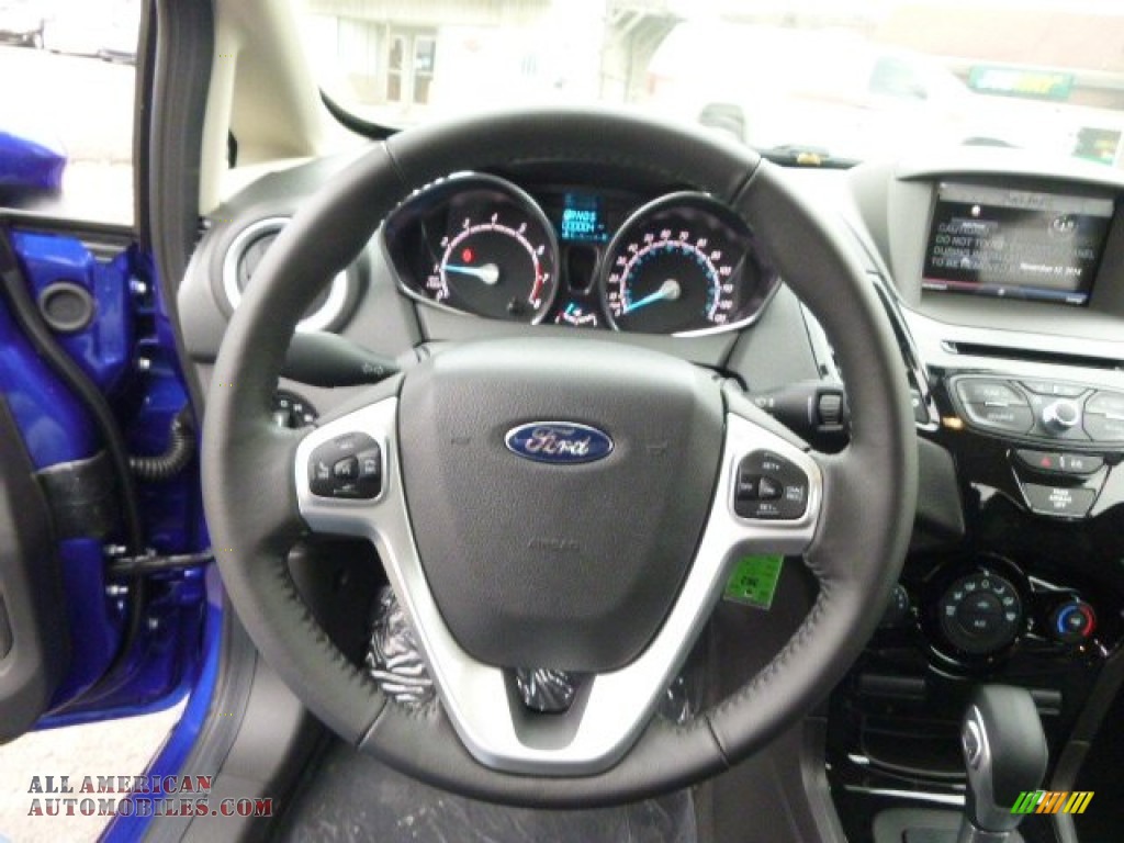 2015 Fiesta SE Sedan - Perfomance Blue / Charcoal Black photo #18