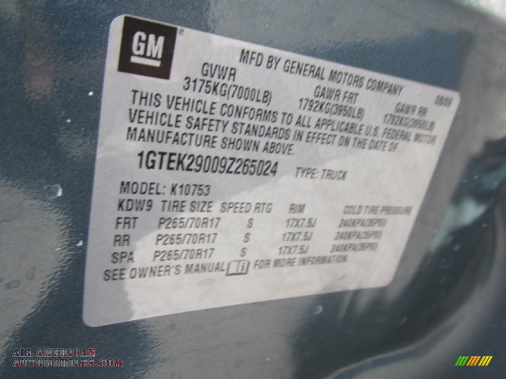2009 Sierra 1500 SLE Extended Cab 4x4 - Steel Gray Metallic / Ebony photo #39