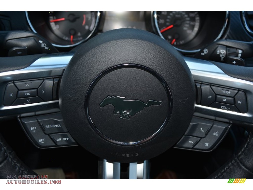 2015 Mustang V6 Coupe - Ingot Silver Metallic / Ebony photo #17