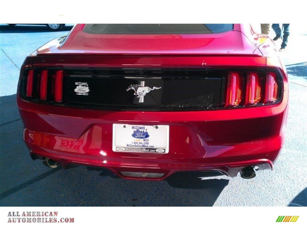 2015 Mustang V6 Coupe - Ruby Red Metallic / Ebony photo #4