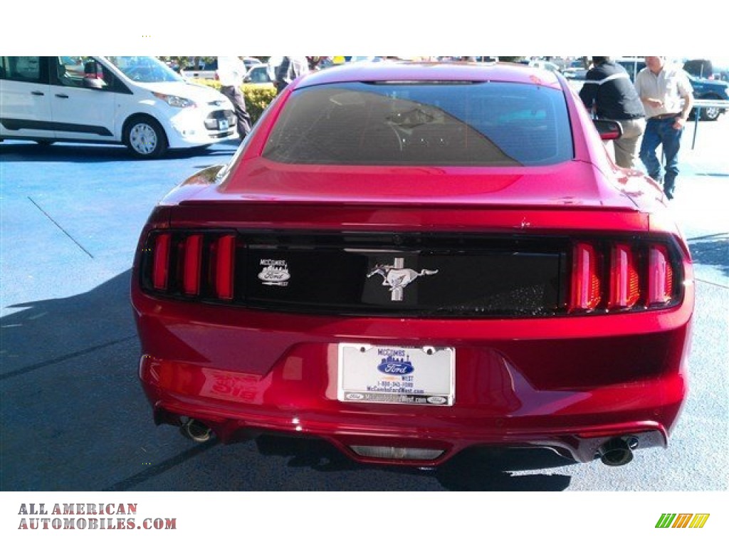 2015 Mustang V6 Coupe - Ruby Red Metallic / Ebony photo #5