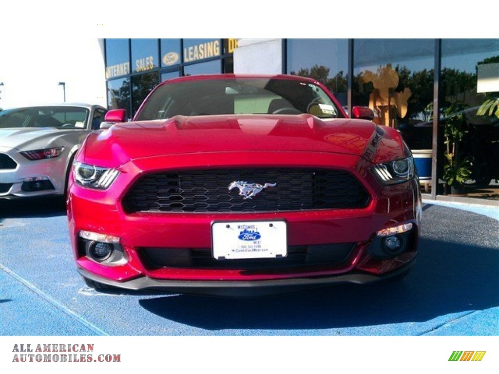2015 Mustang V6 Coupe - Ruby Red Metallic / Ebony photo #21