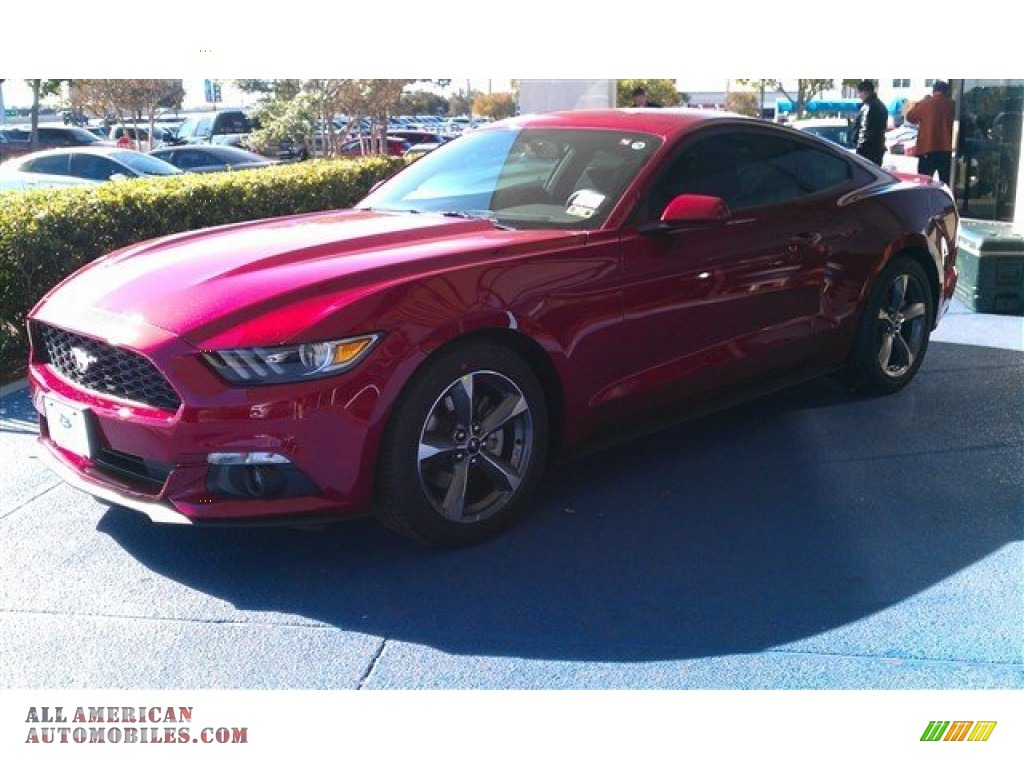 2015 Mustang V6 Coupe - Ruby Red Metallic / Ebony photo #22