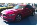 Ford Mustang V6 Coupe Ruby Red Metallic photo #23