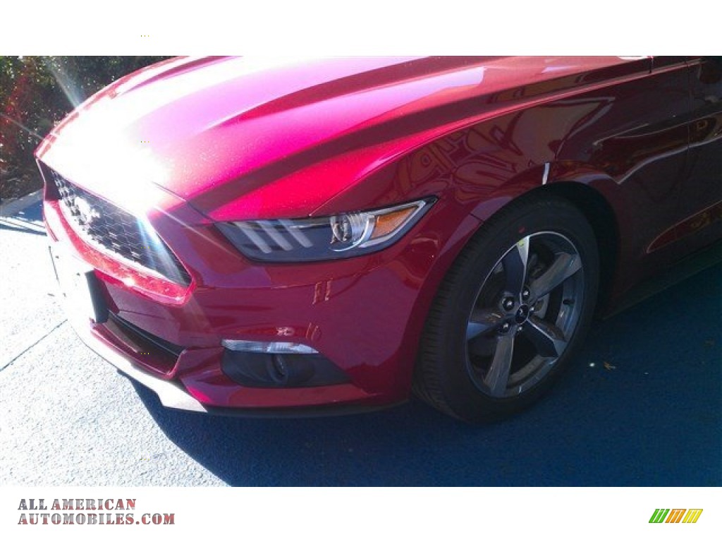 2015 Mustang V6 Coupe - Ruby Red Metallic / Ebony photo #24