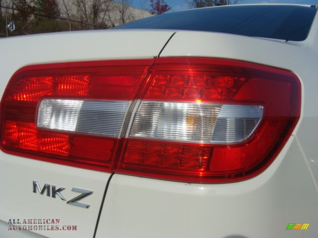2008 MKZ Sedan - White Suede / Light Stone photo #21