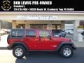 Jeep Wrangler Unlimited Sport 4x4 Flame Red photo #1