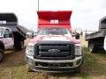 Ford F450 Super Duty XL Regular Cab Dump Truck 4x4 Vermillion Red photo #3