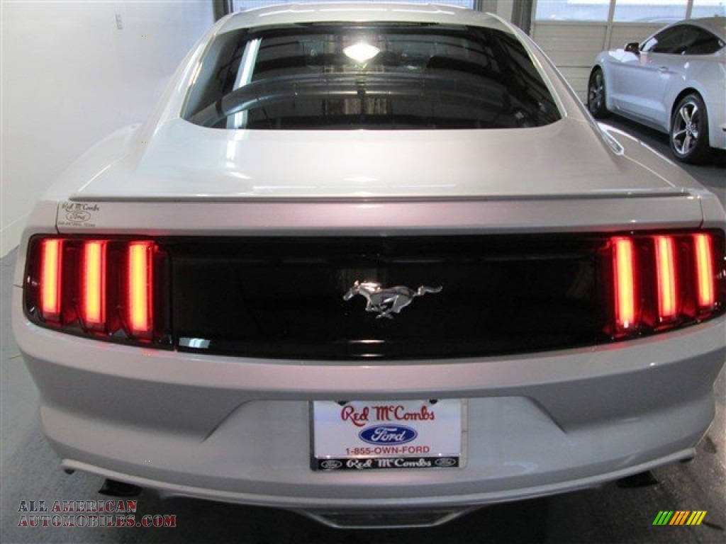 2015 Mustang EcoBoost Coupe - Ingot Silver Metallic / Ebony photo #5