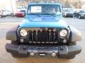 Jeep Wrangler Unlimited Willys Wheeler 4x4 Hydro Blue Pearl photo #7
