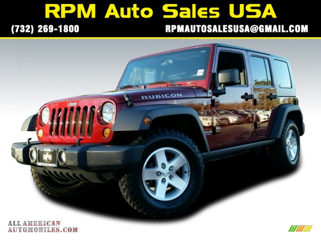 Red Rock Crystal Pearl / Dark Slate Gray/Medium Slate Gray Jeep Wrangler Unlimited Rubicon 4x4