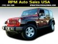 Jeep Wrangler Unlimited Rubicon 4x4 Red Rock Crystal Pearl photo #1
