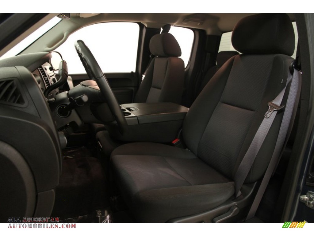 2012 Sierra 1500 SLE Extended Cab 4x4 - Stealth Gray Metallic / Ebony photo #5