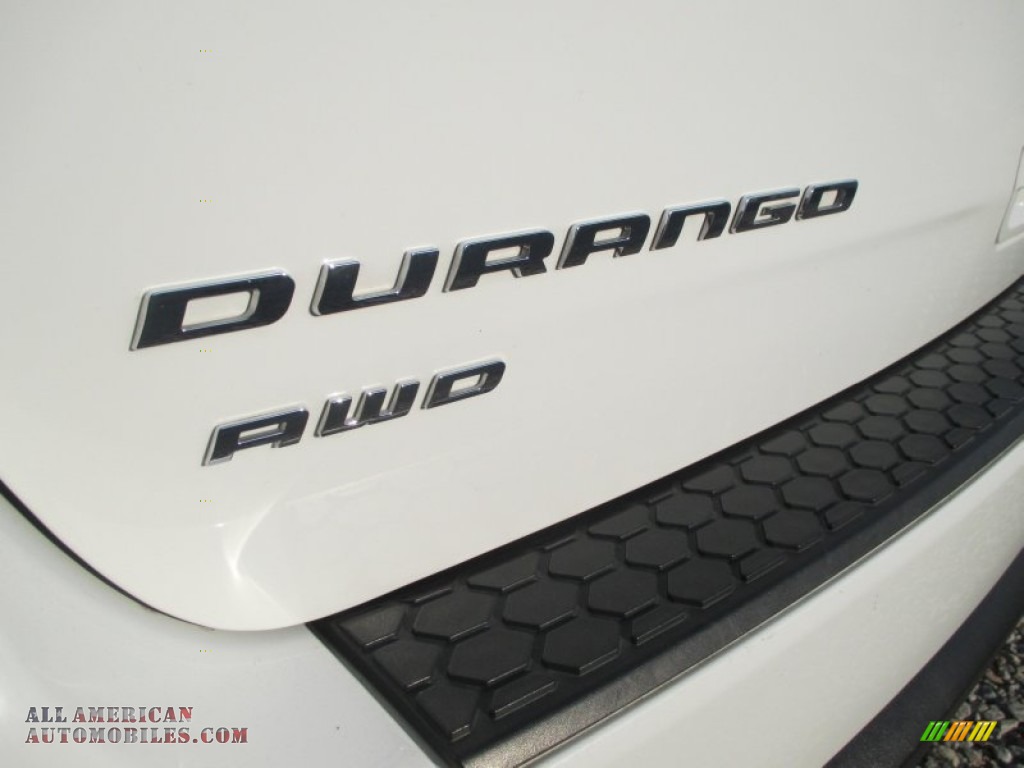 2014 Durango SXT AWD - Bright White / Black/Light Frost Beige photo #33