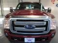 Ford F250 Super Duty Lariat Crew Cab 4x4 Ruby Red photo #2