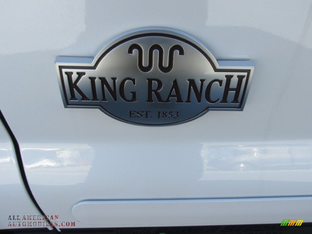 2015 F350 Super Duty King Ranch Crew Cab 4x4 - White Platinum / King Ranch Mesa Antique Affect/Adobe photo #14