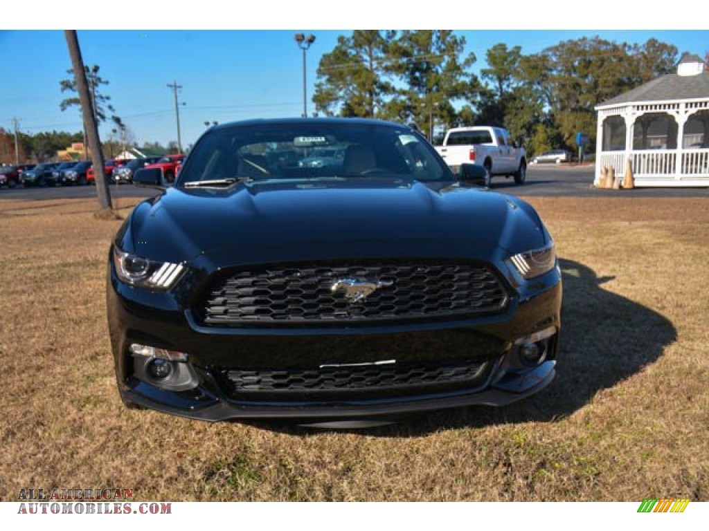 2015 Mustang EcoBoost Premium Coupe - Black / Ceramic photo #2