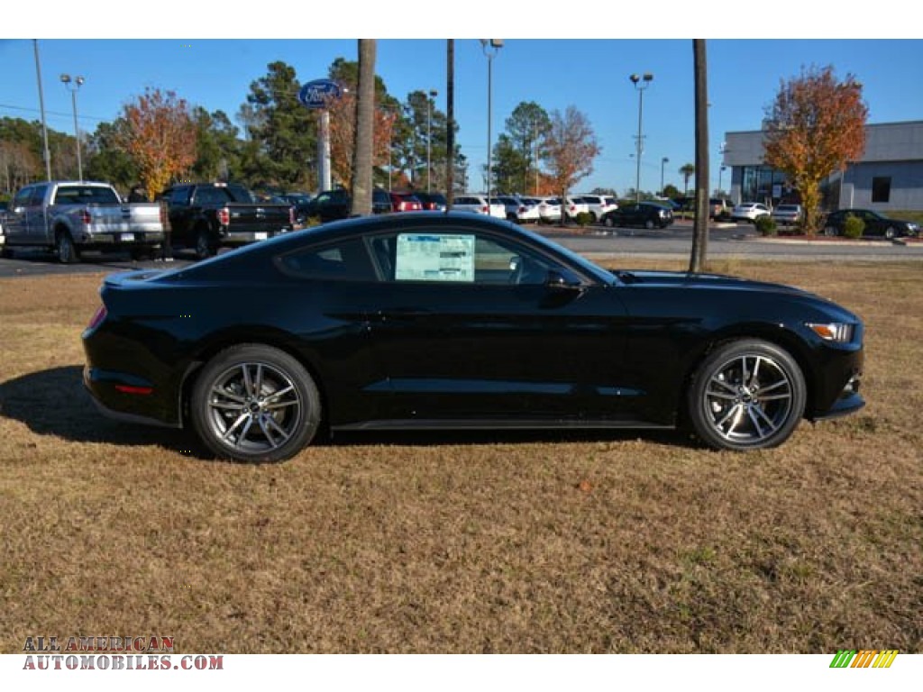 2015 Mustang EcoBoost Premium Coupe - Black / Ceramic photo #4