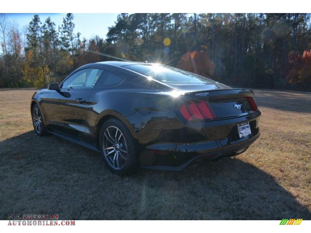 2015 Mustang EcoBoost Premium Coupe - Black / Ceramic photo #7