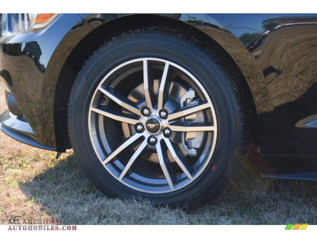 2015 Mustang EcoBoost Premium Coupe - Black / Ceramic photo #9