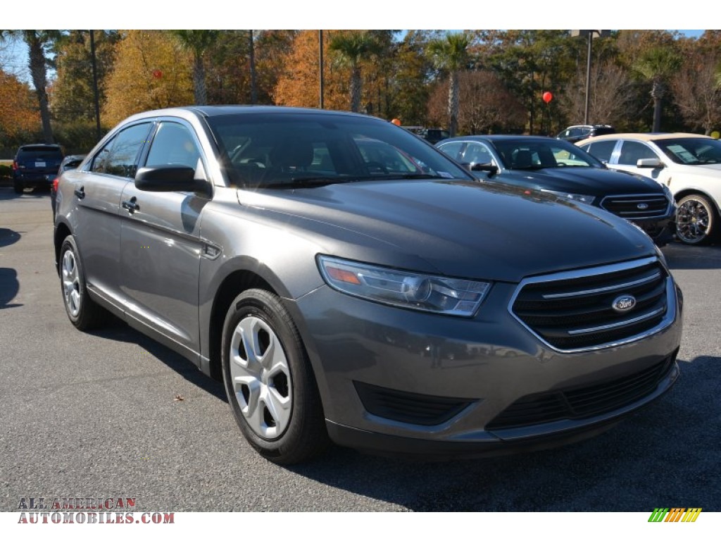 Sterling Gray / Charcoal Black Ford Taurus Police Special SVC