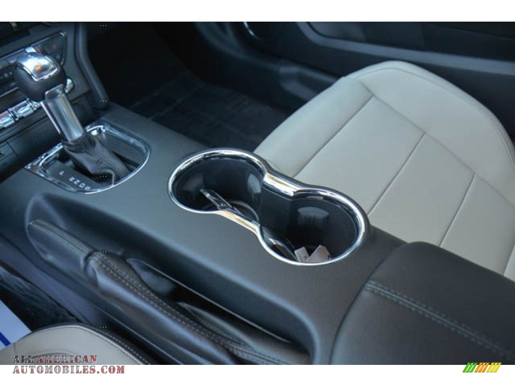 2015 Mustang EcoBoost Premium Coupe - Black / Ceramic photo #28
