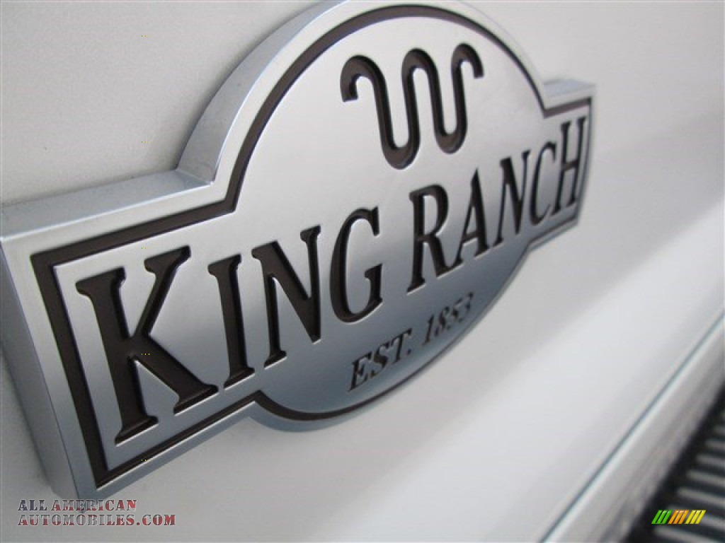 2015 F250 Super Duty King Ranch Crew Cab 4x4 - White Platinum / King Ranch Mesa Antique Affect/Adobe photo #5