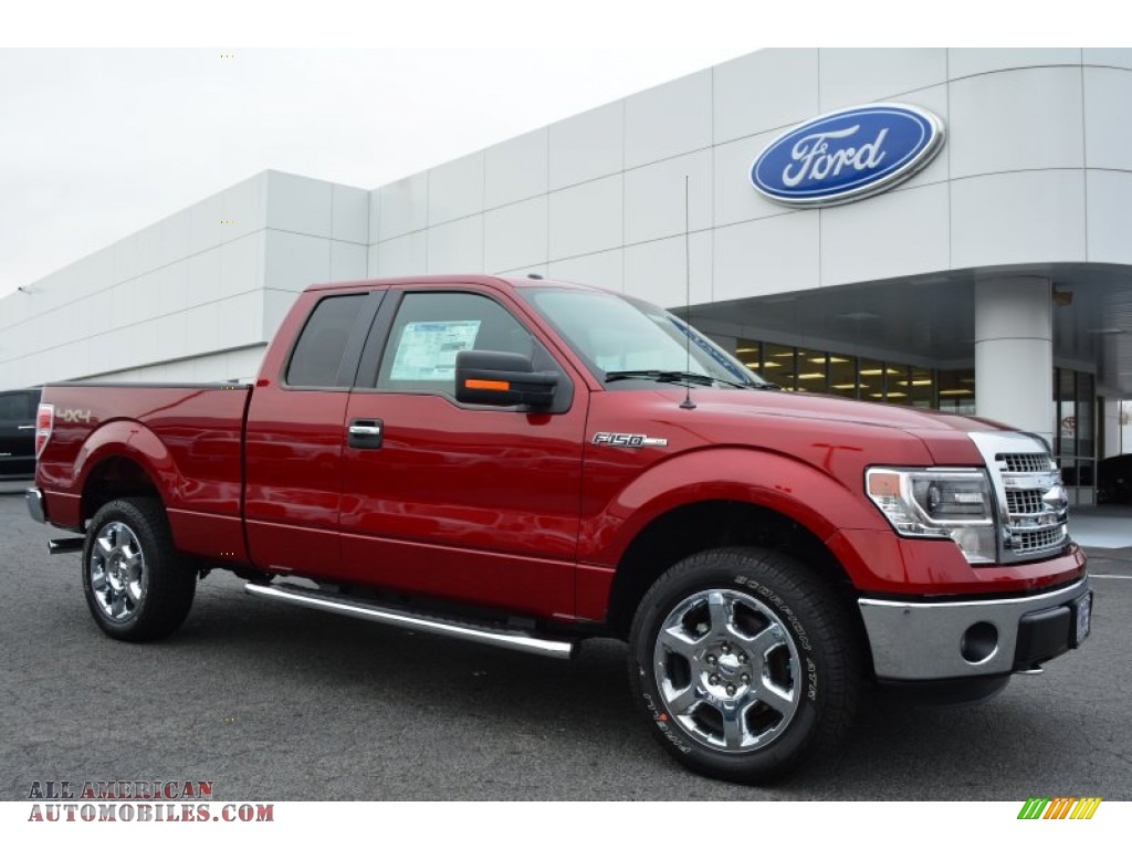 2014 Ford F150 XLT SuperCab 4x4 in Ruby Red photo 8 F68557 All