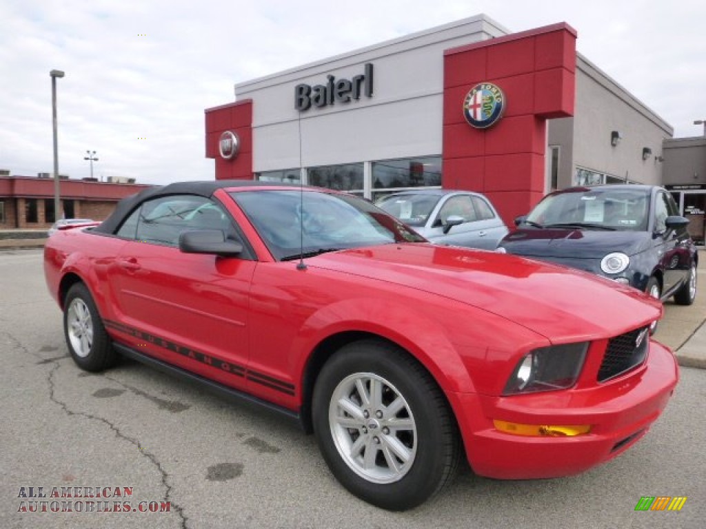 Torch Red / Light Graphite Ford Mustang V6 Premium Convertible