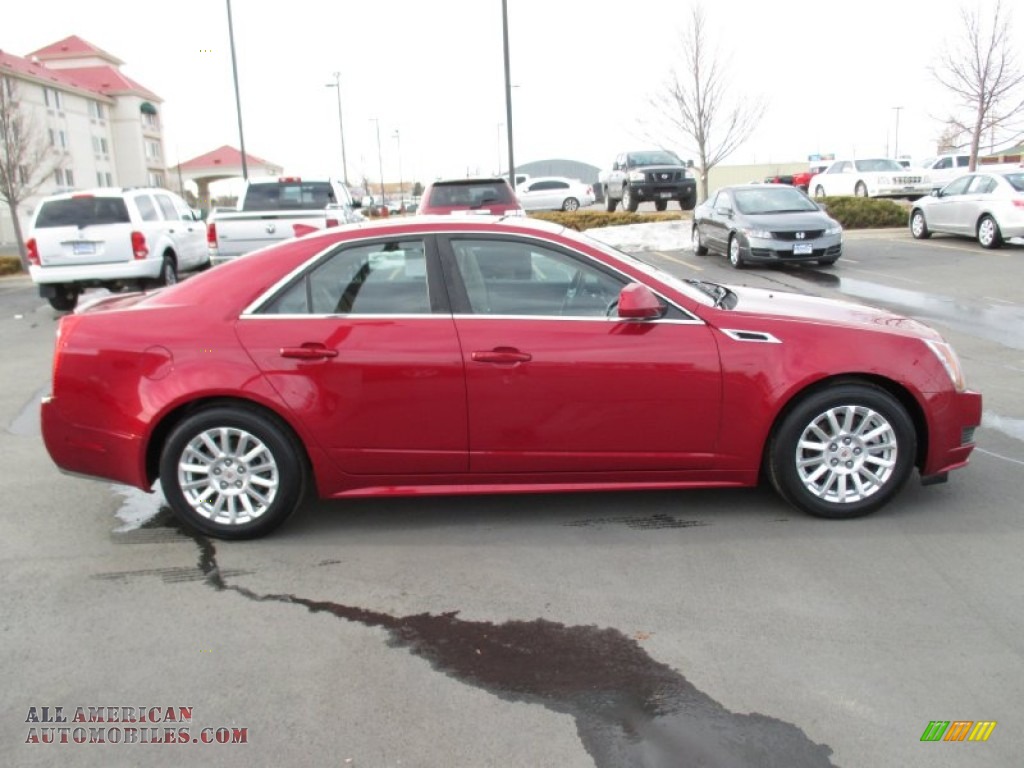 2011 CTS 4 3.0 AWD Sedan - Crystal Red Tintcoat / Cashmere/Cocoa photo #7